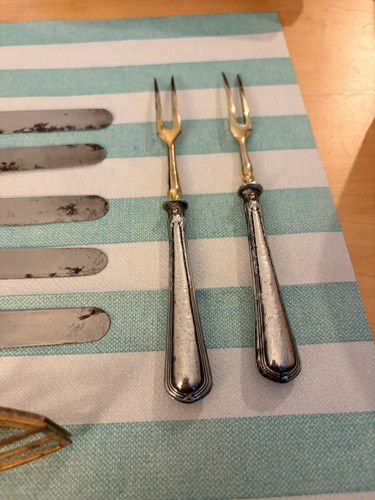 Silber besteck set - besteck-set:, messer
