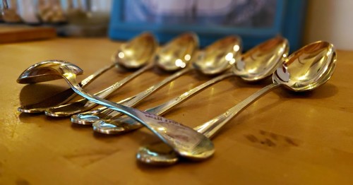 6er set versilberte - 6er-set,