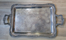 WM Rogers Silber Tablett Oval