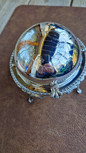 Versilberte schale rund mit - versilberte,