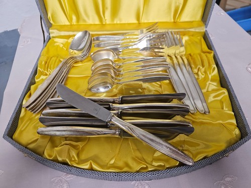 Silberbesteck 90er auflage - silberbesteck,