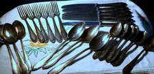 versilbertes Speisebesteck  6