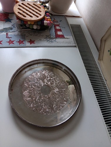 Silber tablett versilbert - tablett,
