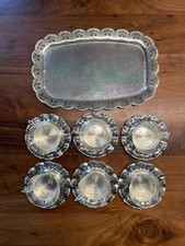 Tee Service, Versilbert, 6