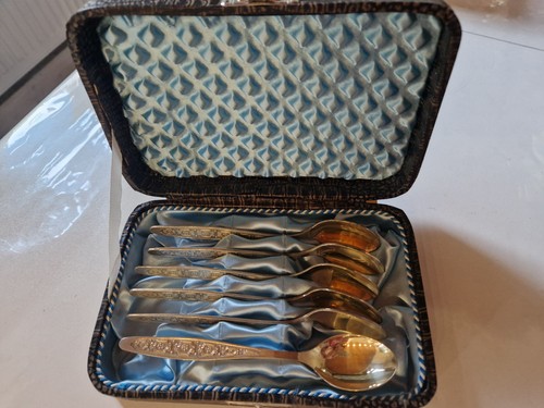 6er set vintage teelöffel - set,