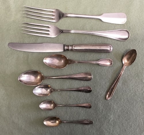 Besteck lot versilbert - lot,