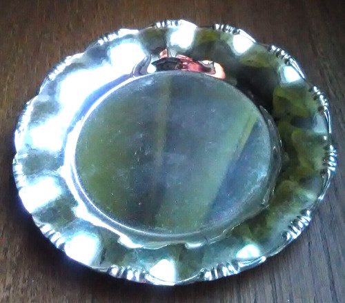 Schale schälchen versilbert - schale,