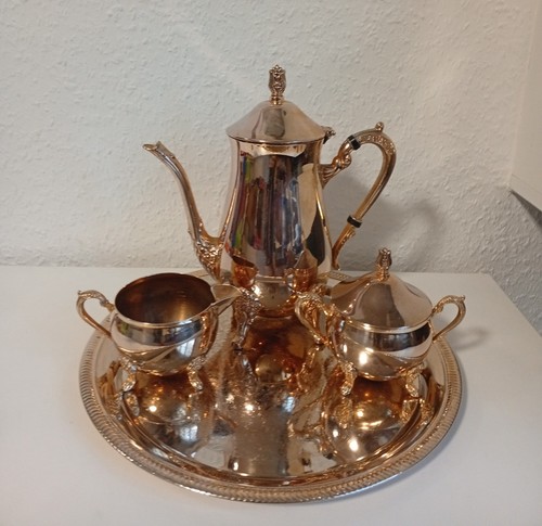Versilbertes kaffee - kaffee-, &