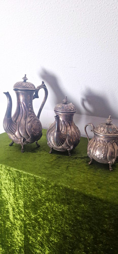 Versilbertes kaffee - versilbertes, &