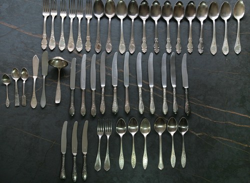 Versilbertes besteck teilig - versilbertes,