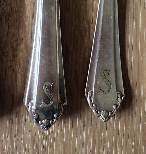Altes besteck monogramm s - altes, besteck,