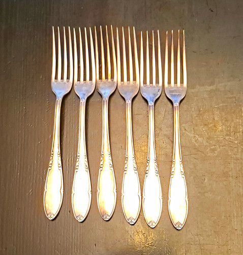 Versilberte besteckgabeln - versilberte,