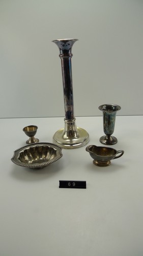 Versilbertes konvolut teilig - versilbertes,