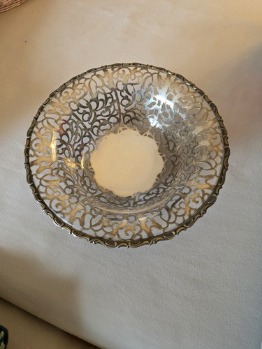 Versilberte durchbruchschale - versilberte,